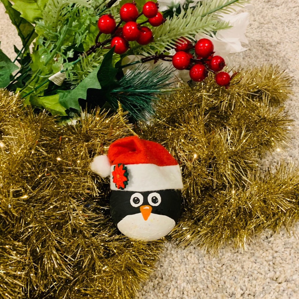 Handmade Penguin Ornament